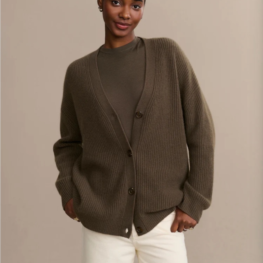 Jenni Kayne Olive Cardigan Sweater
